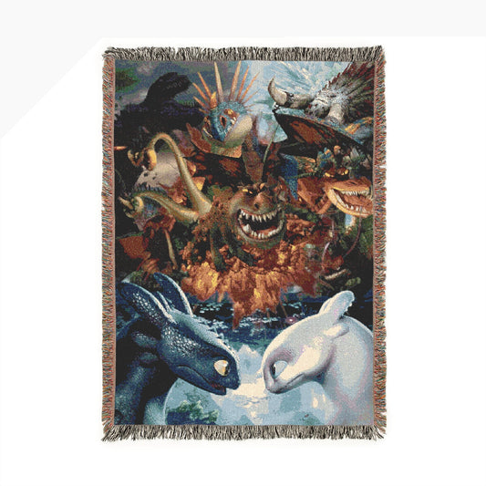Handmade Woven Blanket How To Train Your Dragon